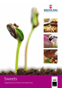 Sweets - Walter Rau