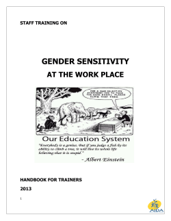 gender sensitivity