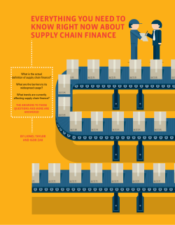 everything you need to know right now about supply chain finance