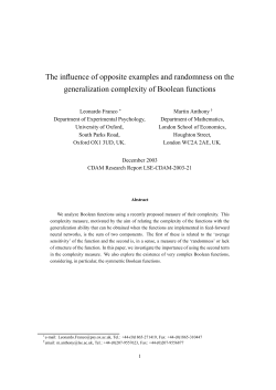 The influence of opposite examples and randomness on the