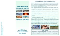 HERE - Psychologists for Social Responsibility
