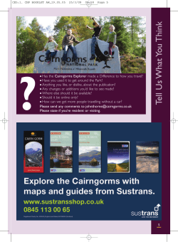 1. cnp booklet aw_19.05.05 - Cairngorms National Park Authority
