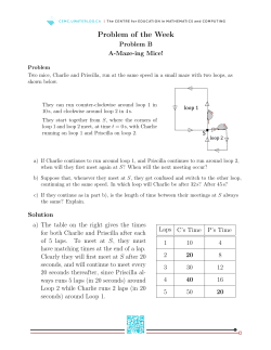Problem of the Week - Sino Canada School