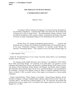 Chapter 1. A Nonreligious Ground?