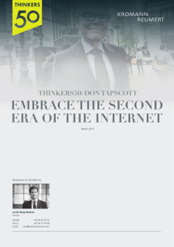 embrace the second era of the internet