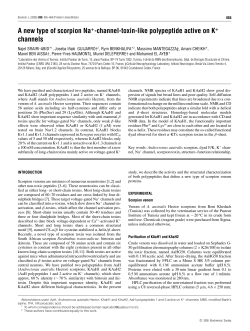 channel-toxin-like polypeptide active on K channels