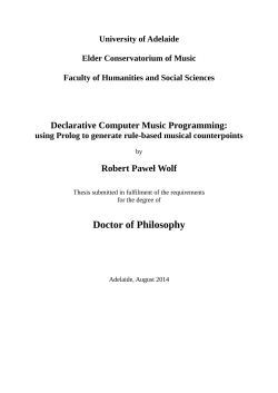 Declarative Computer Music Programming