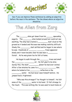 See if you can improve these sentences by adding an adjective