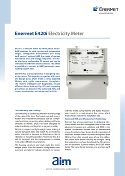 Enermet E420i Electricity Meter