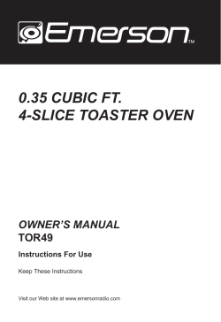 0.35 cubic ft. 4-slice toaster oven