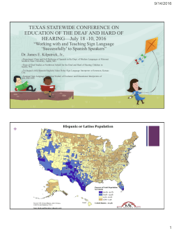 TEXAS STATEWIDE CONFERENCE ON EDUCATION OF