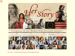 Education Resource - Her Story: A Timeline of the Women Who