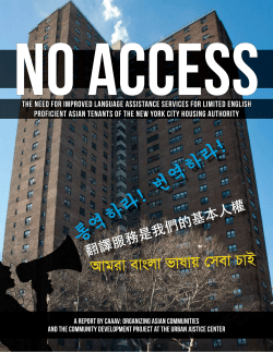 No Access: The Need for Improved Language Assistances
