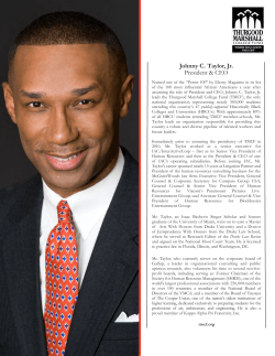 Johnny C. Taylor, Jr. Biography ()