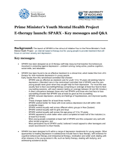 Prime Minister`s Youth Mental Health Project E