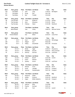 Cardinal Twilight Classic 5K - Forreston IL