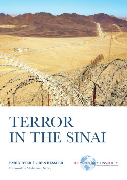 Terror in the Sinai - Henry Jackson Society