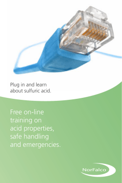 NorFalco Sulfuric Acid On