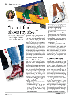 I can`t find shoes my size!