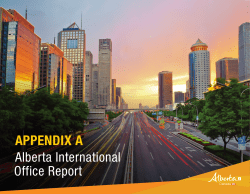 Alberta International Office Report