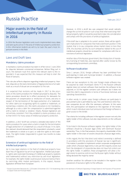 Russia Practice - Beiten Burkhardt