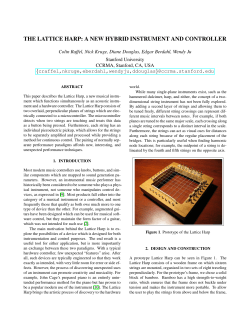 The Lattice Harp: A New Hybrid Instrument and Controller