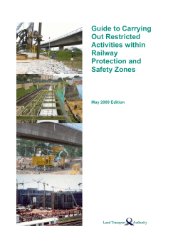 Guide to Carrying Out Restricted Activities within Railway Protection