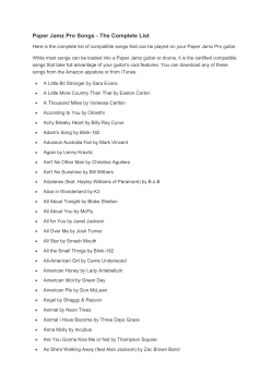 Paper Jamz Pro Songs