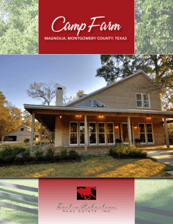 Camp Farm - Waller County Texas Real Estate, Ranches, Farms