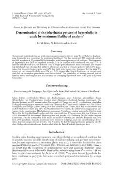 Determination of the inheritance pattern of hyperthelia in