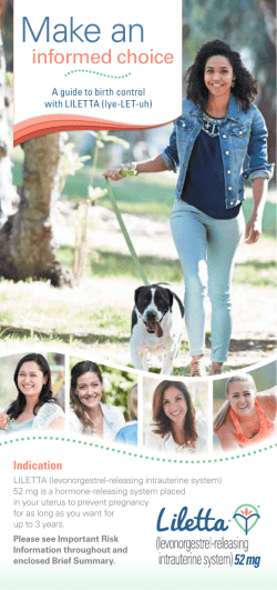 LILETTA Patient Brochure
