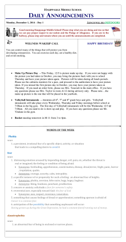 daily announcements - Hauppauge School District