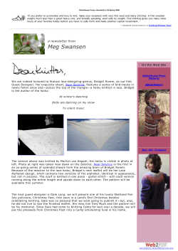 Spring 2009 - Schoolhouse Press