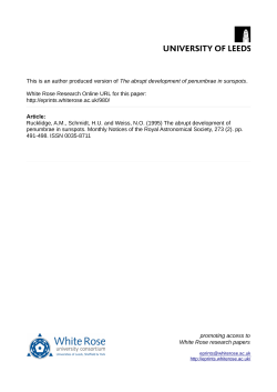 The abrupt development of penumbrae in sunspots
