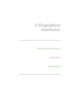 Chapter 2 Geographical distribution