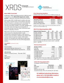 For additional advertising information, please call +1 212 626 0686