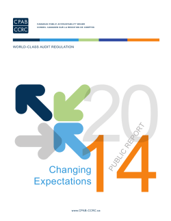 2014 Big Four Inspections Report