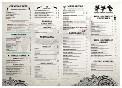 to Review / Drinks Menu
