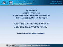 Selecting spermatozoa for ICSI: Does it make any