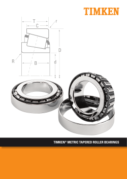 Timken Metric TRB