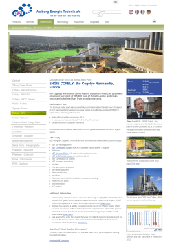 ENGIE COFELY, Bio Cogelyo Normandie, France