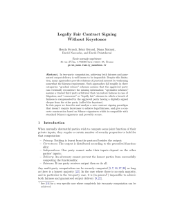 Legally Fair Contract Signing Without Keystones