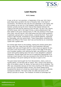 Lost Hearts - The Short Story