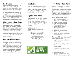 This brochure - City of Bowie