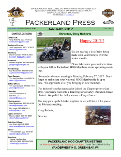 Packerland Press - Vandervest Harley