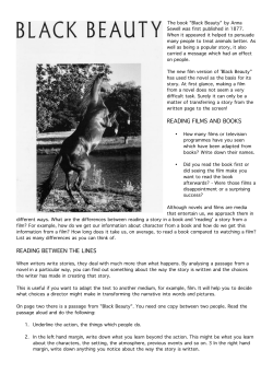 Black Beauty study guide