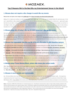 Top 5 Reasons We`re the Best Blu-ray Entertainment Server in the