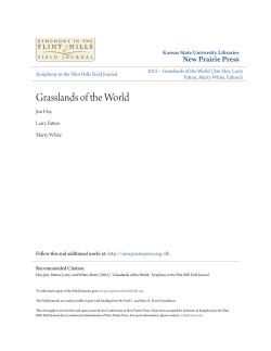 Grasslands of the World