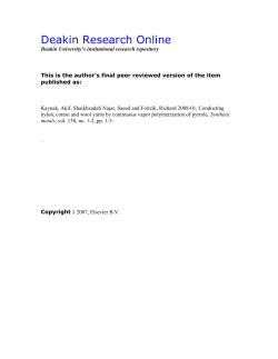 Deakin Research Online