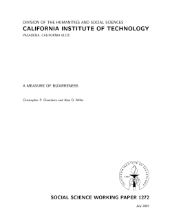 Division of the Humanities and Social Sciences